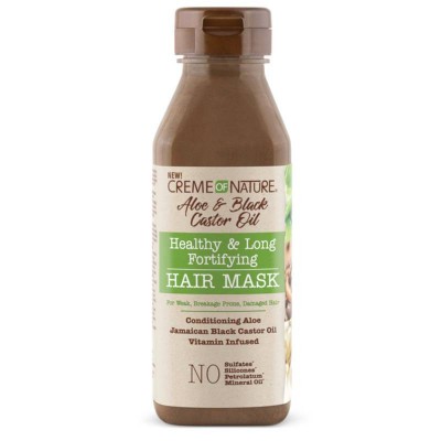 Fortifyng Hair Mask ( masque capillaire fortifiant) Creme Of  Nature Aloe & Black Castor  Oil 355ml