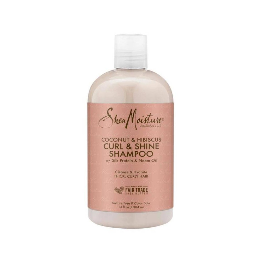 Curl & Shine Shampoo Coconut & Hibiscus SheaMoisture 384ml
