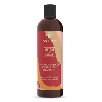 Jamaican Black Castor Oil Shampoo (shampooing réparateur) AS I AM 355 ml