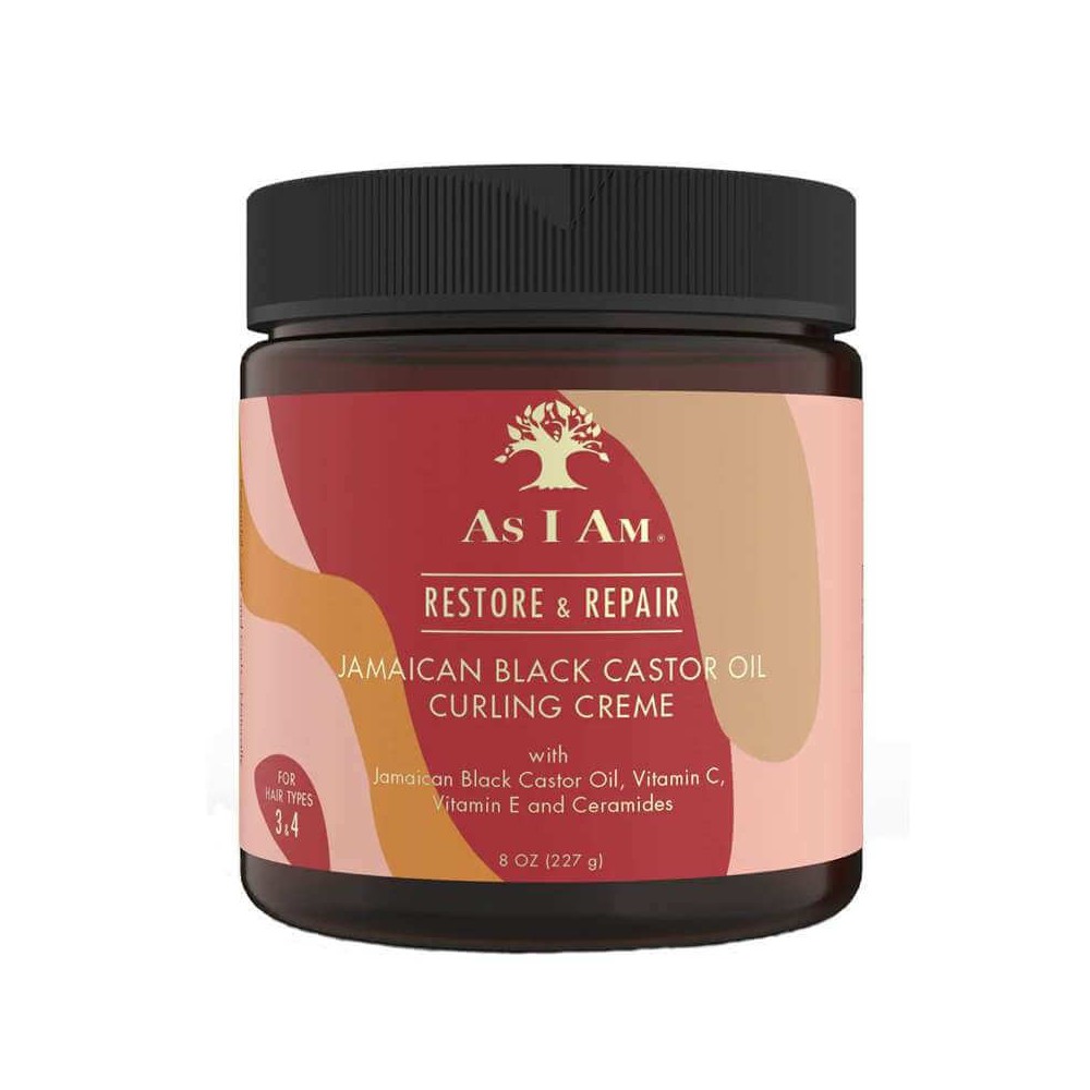 Jamaican Black Castor Oil Curling Creme (crème coiffante) AS I AM 227 gr