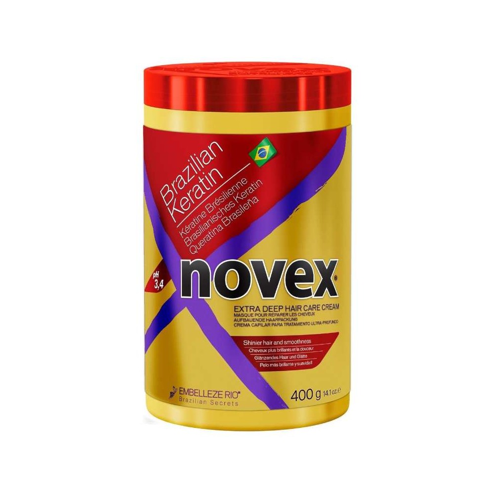 Novex- Brazilian keratin hair mask (Masque à la kératine brésilienne) 400 g