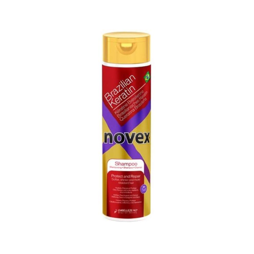Novex Brazilian Keratin Shampoo (Shampoing à la kératine brésilienne) 300ml
