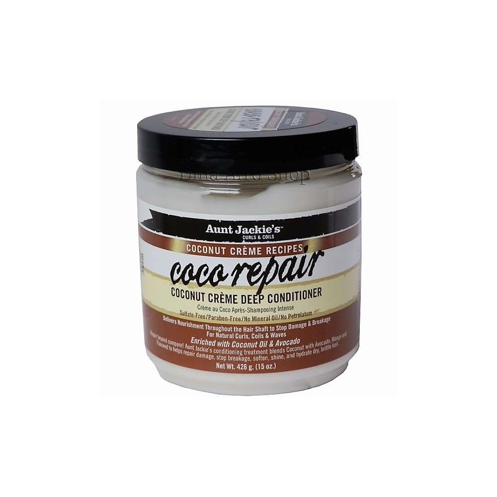 Coco Repair Deep Conditioner (Après-Shampooing Intense Coco) Aunt Jackie's
