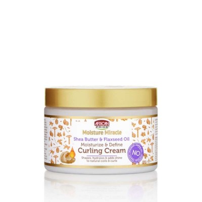 Moisture Miracle Shea Butter & Flaxseed Oil Curling Cream (Crème activatrice de boucle) African Pride