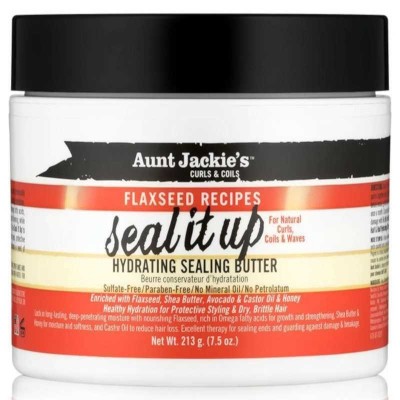 Seal It Up hydrating sealing butter (Beurre hydratant) Aunt Jackie's 213 g