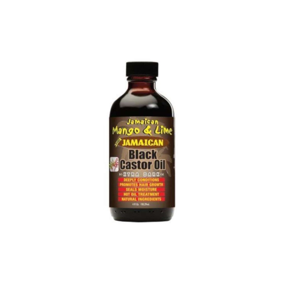 Black Castor Oil Extra Dark ( Huile de Ricin) Jamaican Mango and Lime 118 ml