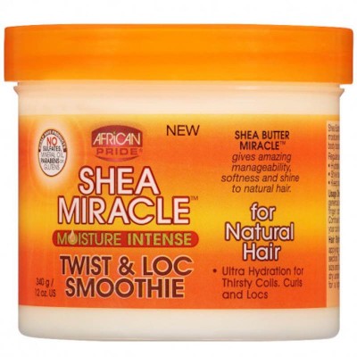 Twist & Loc Smoothie Shea Butter Miracle (crème hydratante intense) African Pride 340g