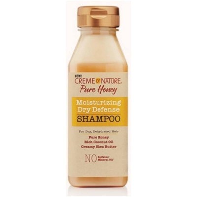 Moisturizing Dry Defense Shampoo (shampooing hydratant) Creme Of Nature Pure Honey 355ml